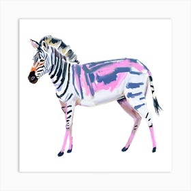 Plains Zebra 03 Art Print