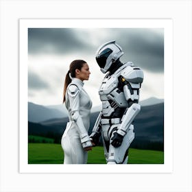 Futurist Couple 1 Art Print