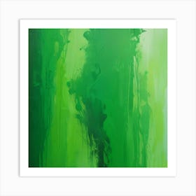 1000014317 Color green abstract art Art Print