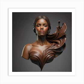 Bust Of A Black Woman 1 Art Print