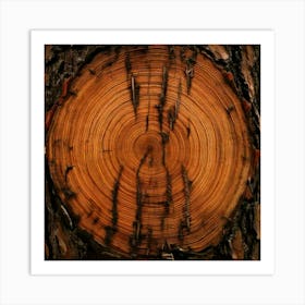 Firefly Tree, Pattern, Material, Background, Natural, Trunk, Abstract, Old, Wood, Brown, Nature, Rou (9) Art Print