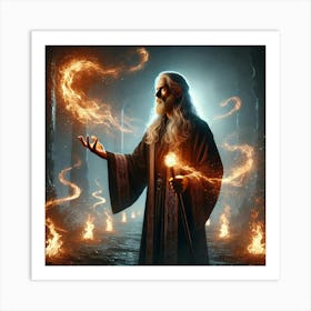 Ronan Mentor Fire Guidance Art Print