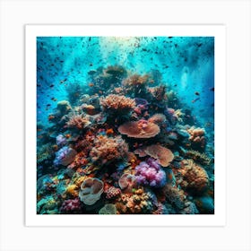 Coral Reef 3 Art Print