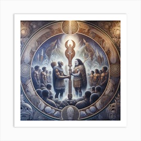 Artiphoria The Moari God Of War Art Print