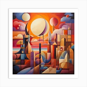 Cityscape 13 Art Print