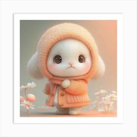 Cute Bunny 2 Art Print