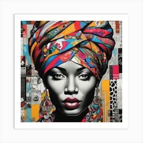 Woman In A Turban Art Print