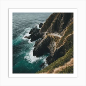 Cliffs And Ocean Art Print