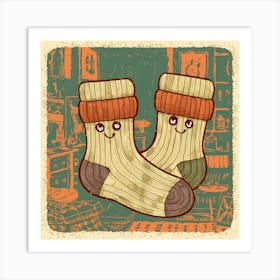 Happy Socks Art Print