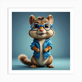 Alvin And The Chipmunks 31 Art Print