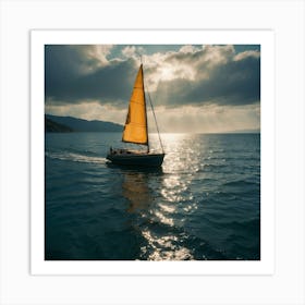 Default I Want A Picture Of A Boat In The Sea 2 Art Print