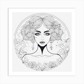 Feminine Figure Fantasy Dreamy Art Print