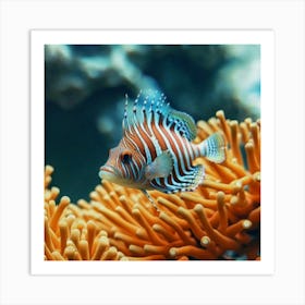 Flamingo Fish Art Print