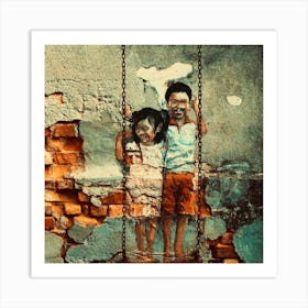 Asian Street Art Art Print