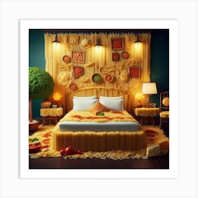 Italian Bedroom Art Print