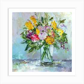 Flowers In A Vase Art Print