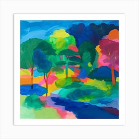 Abstract Park Collection Ibirapuera Park Bogota Colombia 2 Art Print