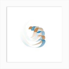 Wave Logo Art Print