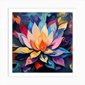 Lotus Flower 12 Art Print