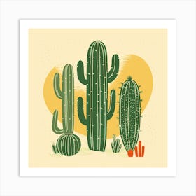 Cactus Illustration Art 62 Art Print