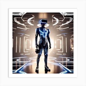 Futuristic Man 85 Art Print