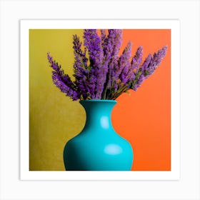 Creating A Beautiful Vase With Dazzling Colors And A Background With Beautiful Colors Solely Through (2) Art Print