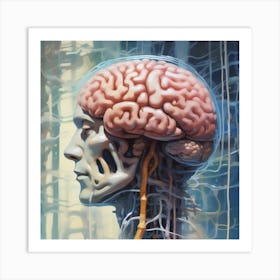 Brain Of A Man Art Print