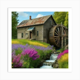 Water Mill Art Print