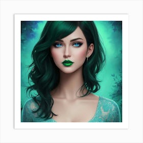 Emerald Dreamer Art Print