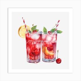 Cherry Iced Tea 9 Art Print