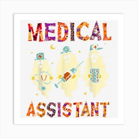 Scary Halloween One Spooky Medical Assistant Halloween Art Print