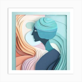 Portrait Of A Woman Art Print