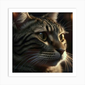 Cat Portrait Art Print