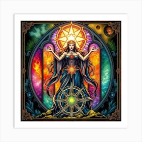 Goddess Of The Sun Art Print