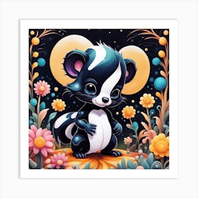 Skunk Art Print