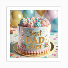 Best Dad Ever Art Print