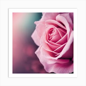 Pink Rose 2 Art Print