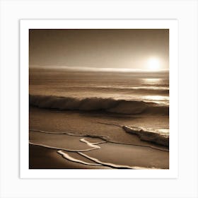 Photograph - Sunset At The Beach 2 Art Print