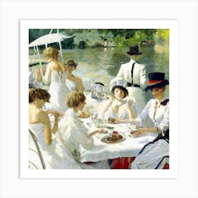 Luncheon On The Seine Art Print