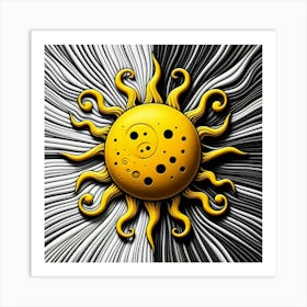 Sun And Moon 1 Art Print