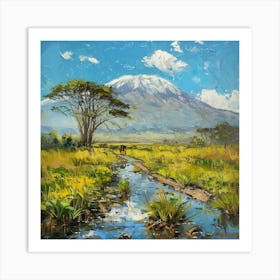 Mt Kilimanjaro 6 Art Print