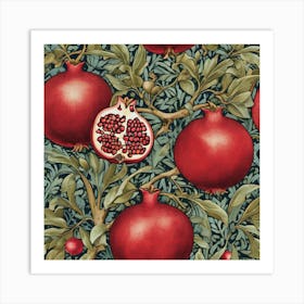 william morris Pomegranate Art Print