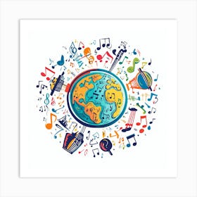 Music The Universal Language 4 Art Print