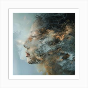 Smoke 3 Art Print