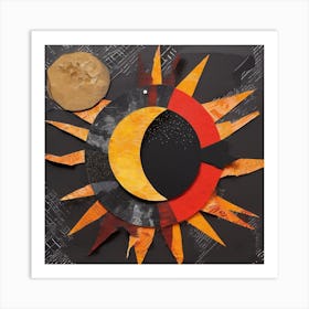 An Abstract Sun One Art 11 Art Print