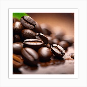 Coffee Beans 105 Art Print