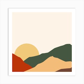 Landscape Painting. 1 Art Print