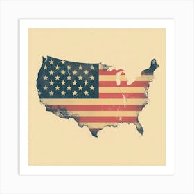 A Usa Minimal Illustration 1719925920 1 Art Print