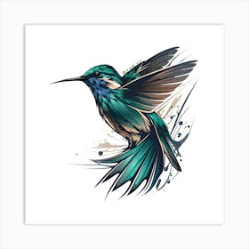 Hummingbird Art Print