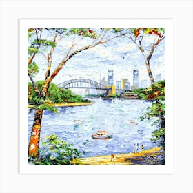 City Skylines - Sydney Harbour Bridge Art Print